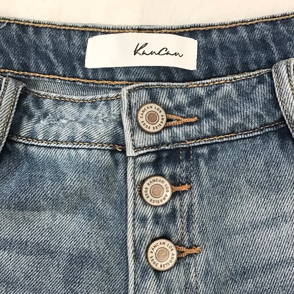 KanCan 9 (28) Boyfriend Denim Women’s Jeans Shorts Distressed KC7817NM - Picture 8 of 12